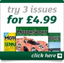 Motor Sport - Try 3 issues for £4.99!